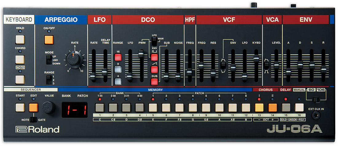 Roland Boutiqueの新たなモデルJU-06Aが絶賛発売中！【ドクターTの紹介