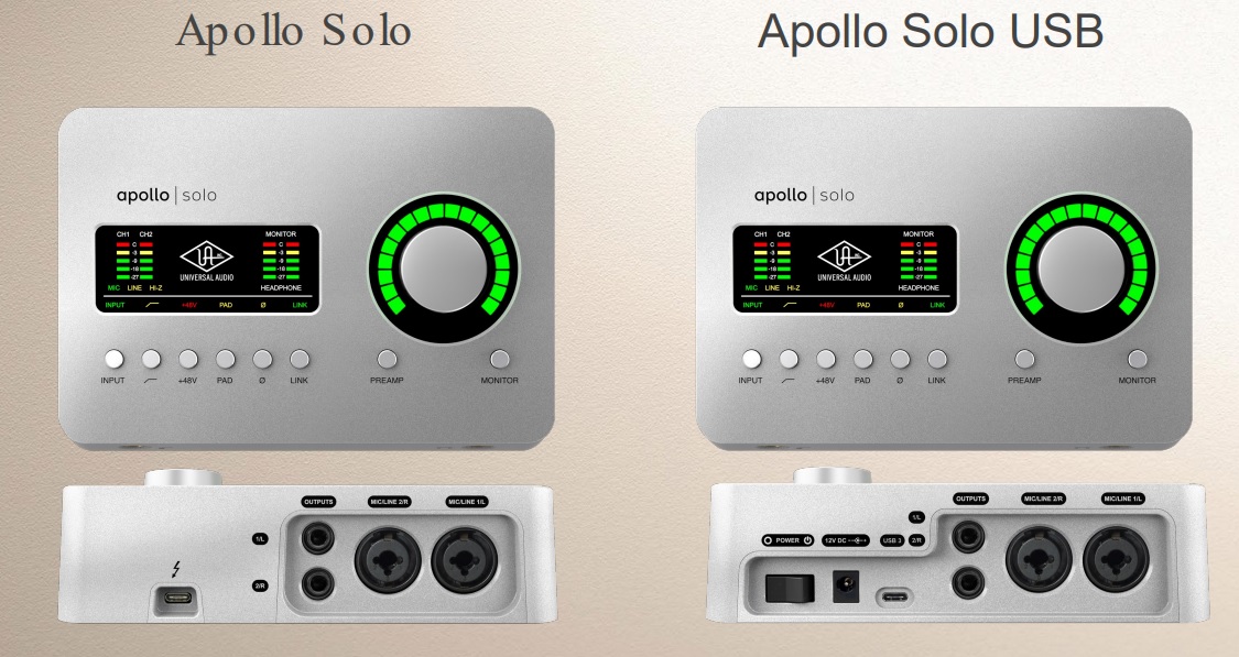Arrow から Apllo Soloに！Universal Audioの人気オーディオインター