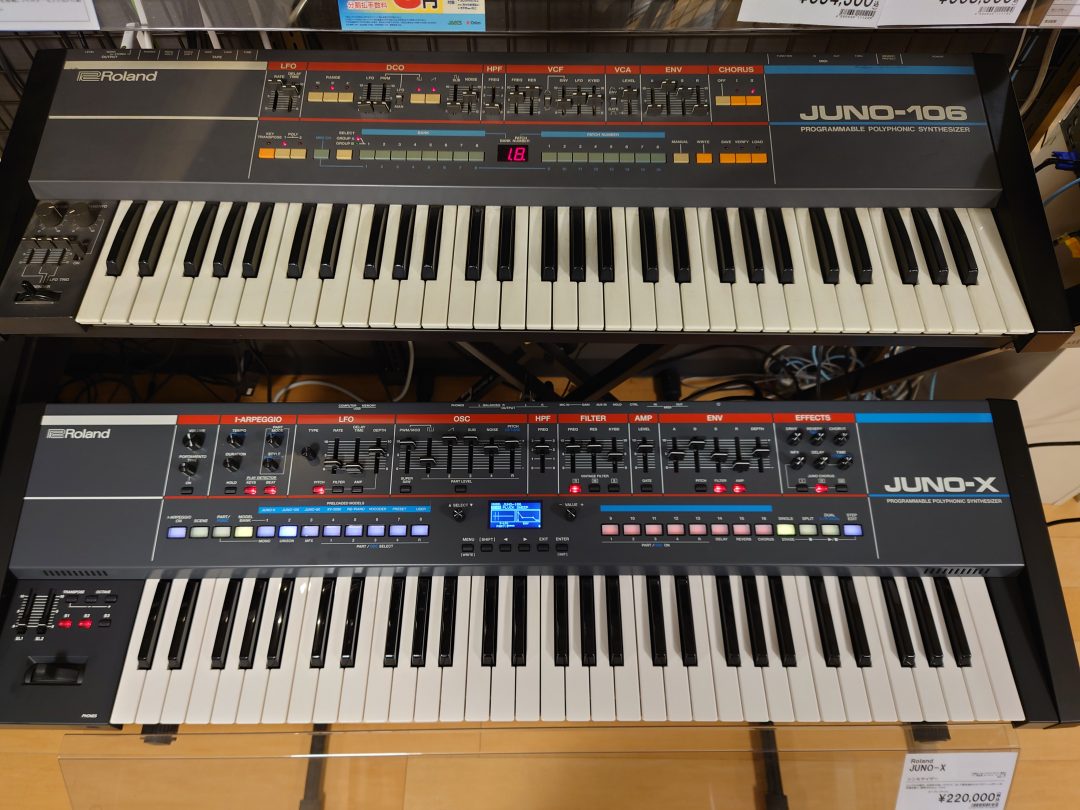 シンセサイザー】Roland JUNO-X先行展示開始！｜島村楽器 仙台ロフト店