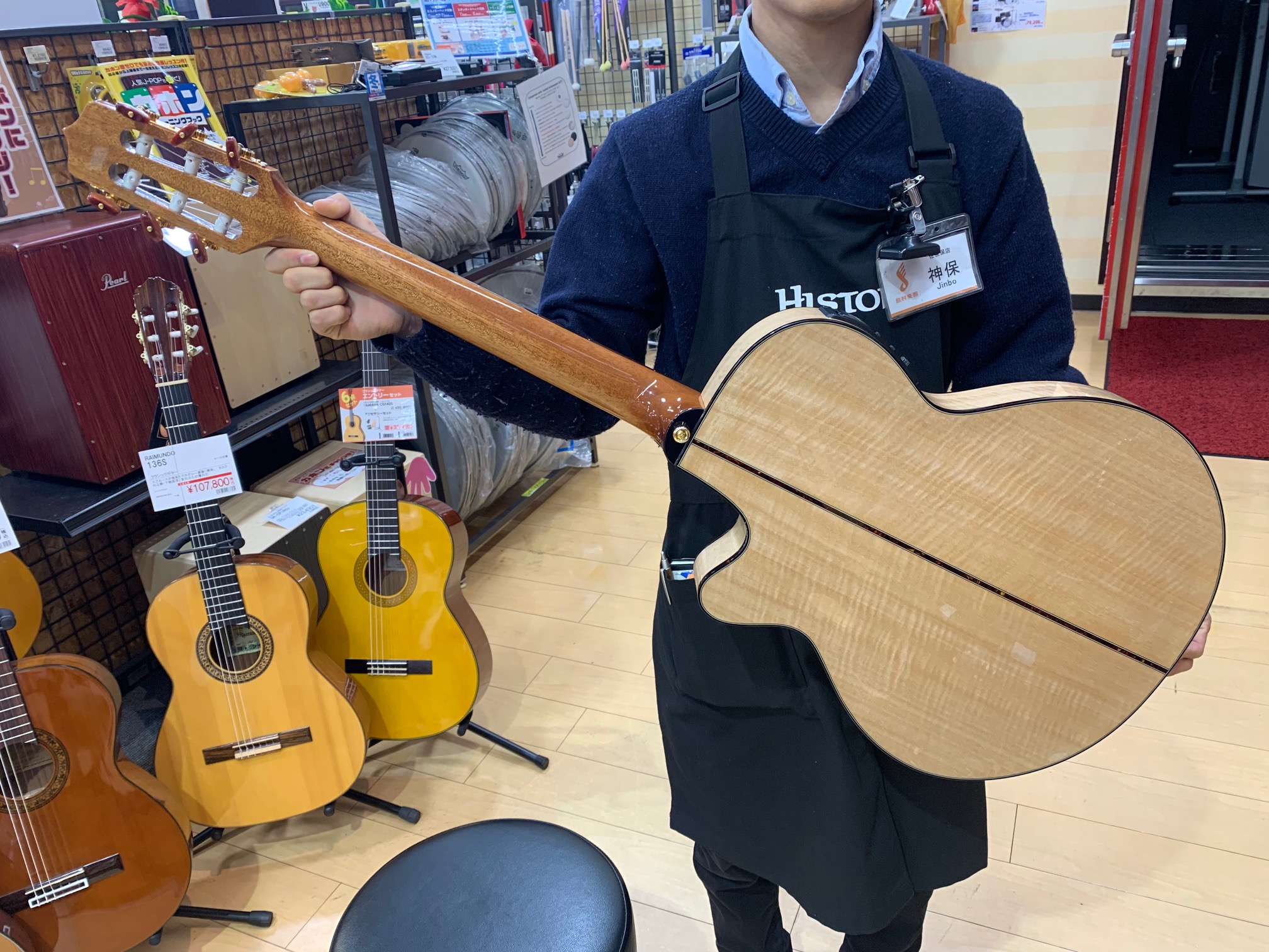 エレアコギター】九州限定モデル TAKAMINE／TSP10SN プレイアビリティ