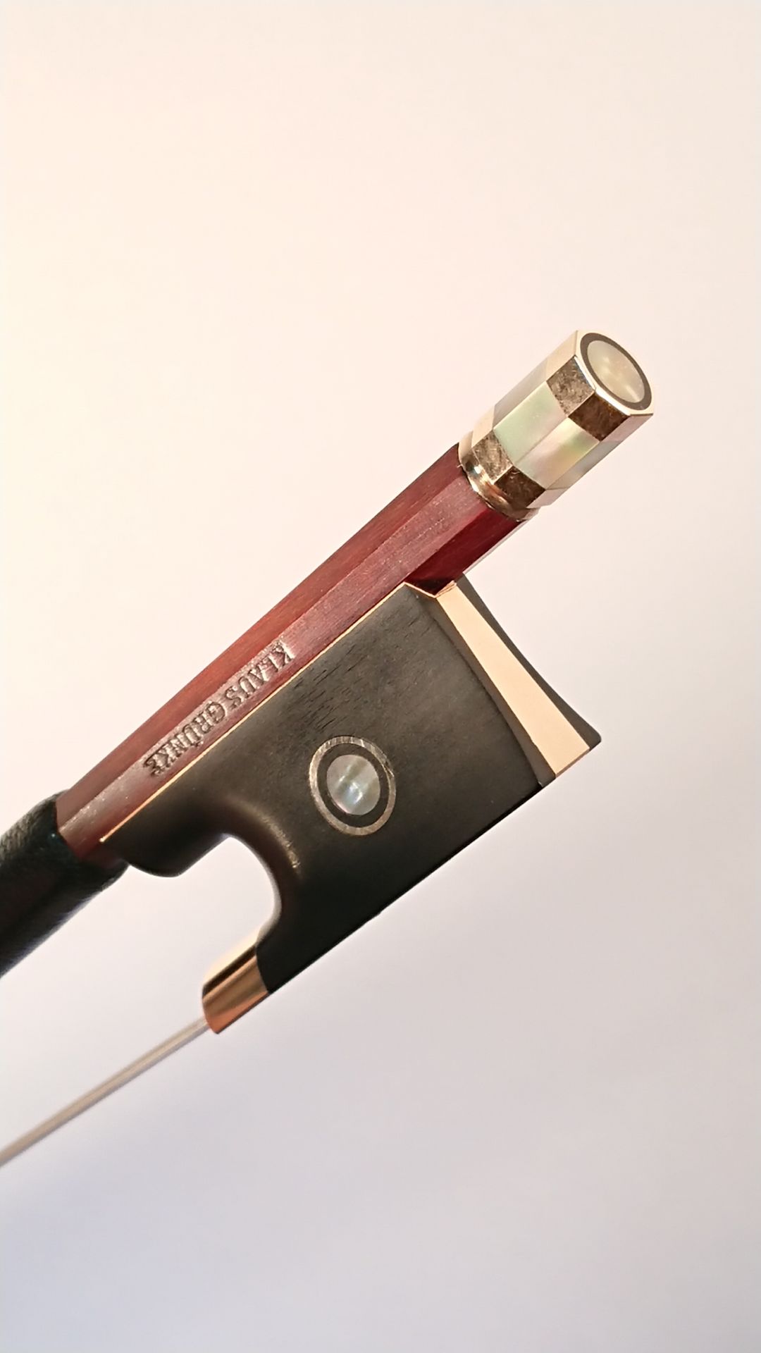 Klaus Grünke, Germany – Bubenreuth, Gold Mounted Violin Bow Model