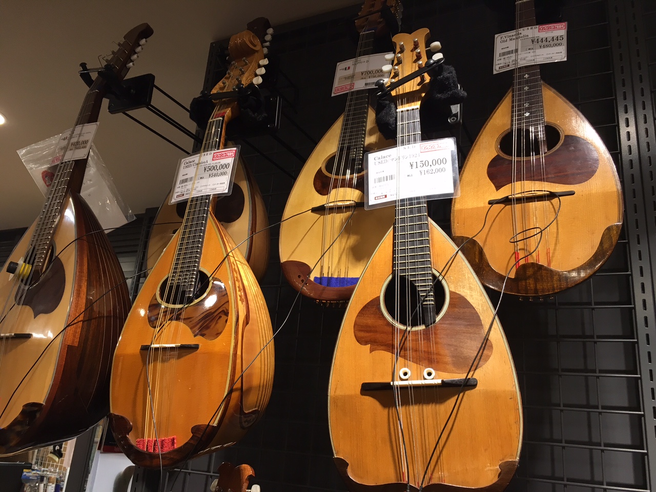 Calace、Vinaccia、当店展示中のマンドリンをご紹介いたします！｜島村