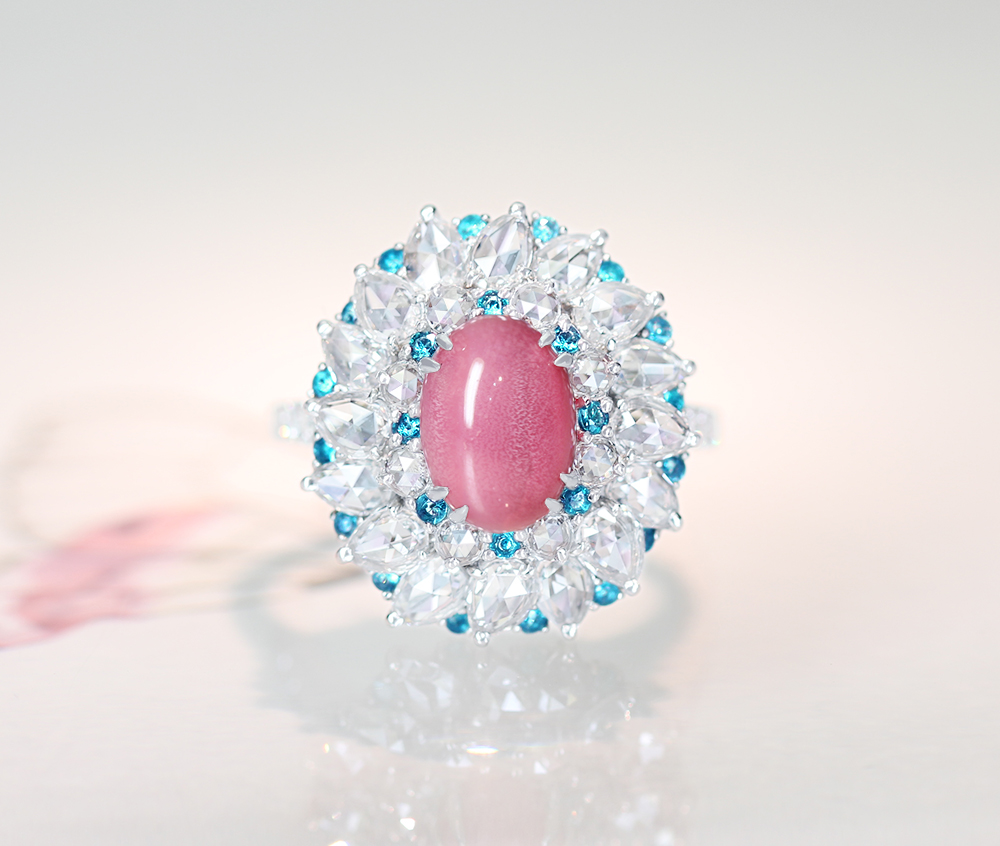 HANDMADE】PT950 ブラジル産パライバトルマリン 0.45ct リング