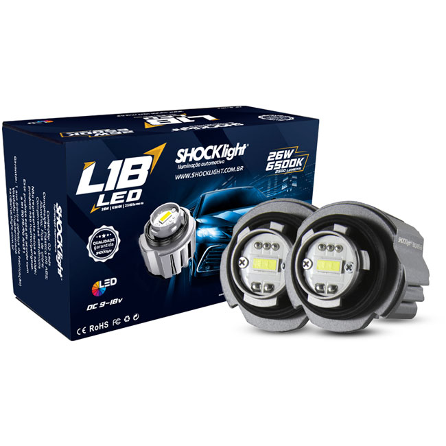 LED L1B 6500K 2500 LUMENS 9~18V (LINHA TOYOTA) - SHOCKLIGHT