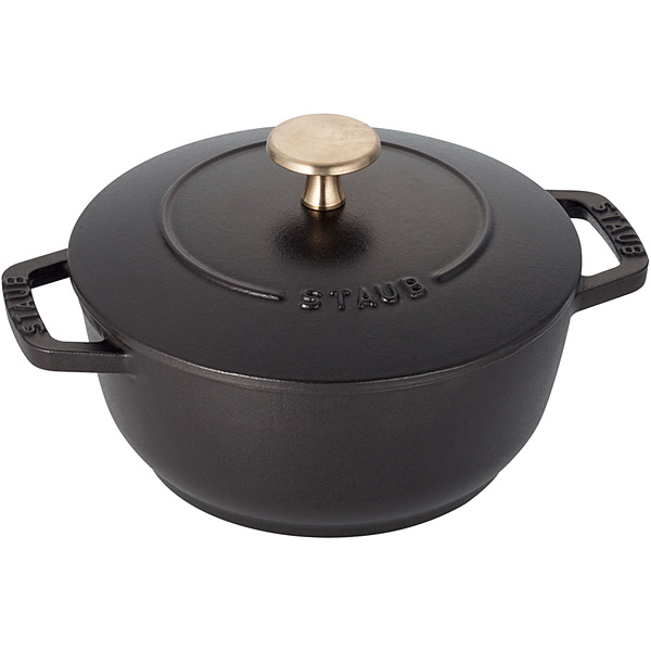 ストウブ Wa-NABE ワナベ 18cm 40501-005 ブラック - 調理器具のSHOKUBI