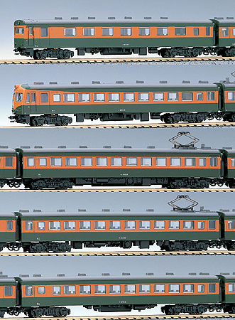 KATO 【7両SET】 80系準急「東海・比叡」7両基本セット(M) KT-10-379