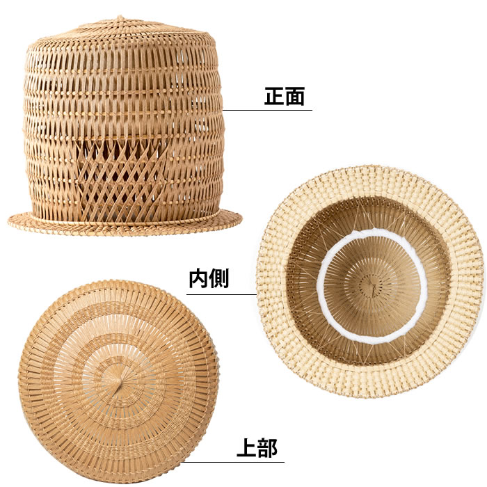 山梨百貨店 / 【送料無料】天蓋 (女性用・小さめサイズ) 山梨県産 尺八