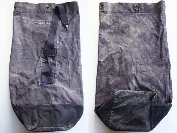 50s 米軍 USAF キャンバス ダッフルバッグ 紺 - Sixpacjoe Web Shop