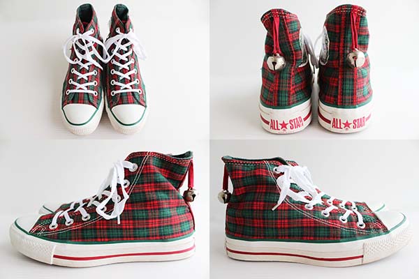 90s USA製 CONVERSEコンバース ALL STARオールスター HI クリスマス