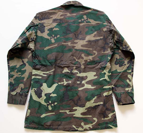 70s 米軍 U.S.ARMYERDL ブラウンリーフカモ ジャングルファティーグ