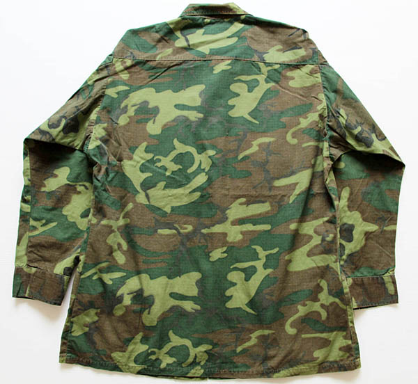 60s 米軍 U.S.ARMY ERDL グリーンリーフカモ ジャングルファティーグ