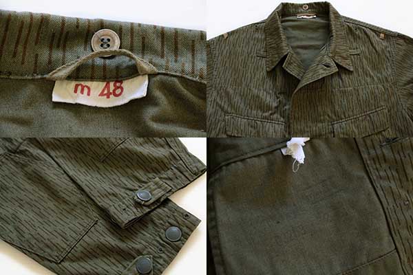 80s 東ドイツ軍 レインドロップカモ フィールドジャケット m 48