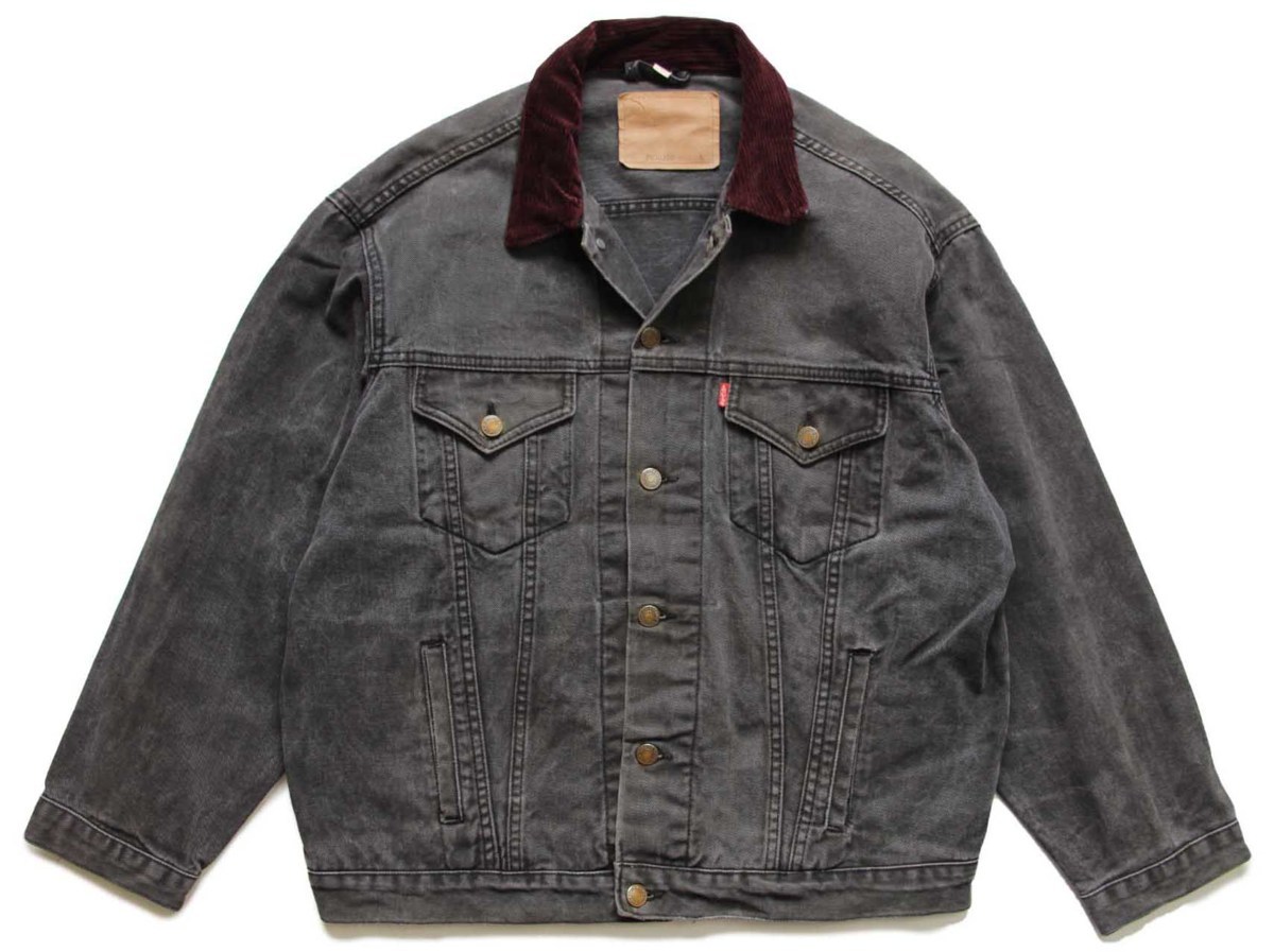 90s USA製 Levi'sリーバイス 70503 ブラック デニムジャケット
