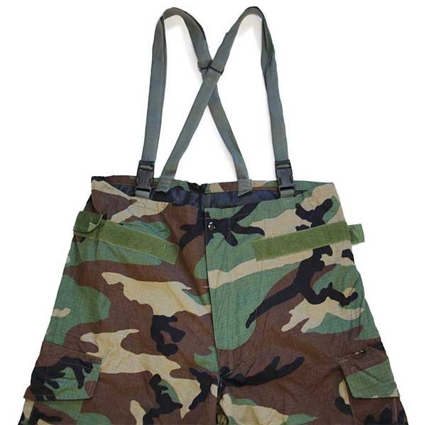 90s 米軍 U.S.ARMY ウッドランドカモ ケミカルプロテクティブ カーゴ