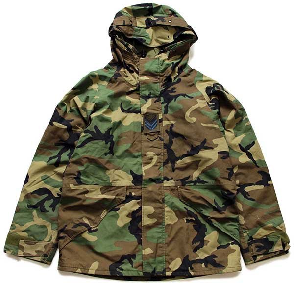 90s 米軍 ECWCS GEN1 ITALY パッチ付き ウッドランドカモ GORE-TEX