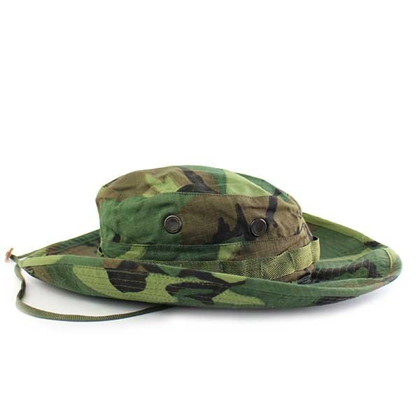 60s 米軍 U.S.ARMY グリーンリーフカモ ブーニーハット 6 7/8