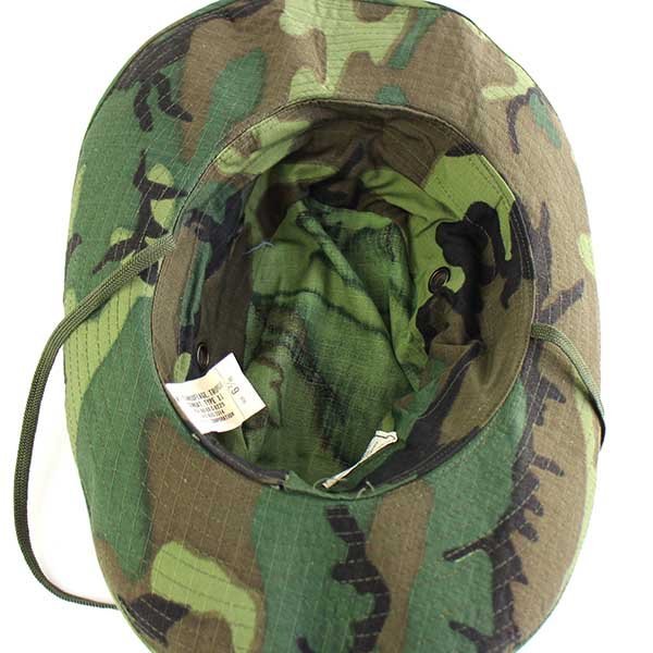 60s 米軍 U.S.ARMY グリーンリーフカモ ブーニーハット 6 7/8