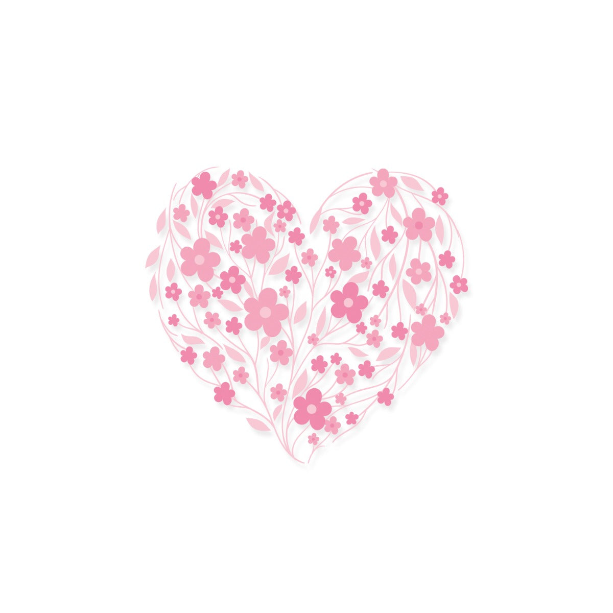 Sizzix Layered Clear Stamps Set 3PK - Blossom Heart – Sizzix.com