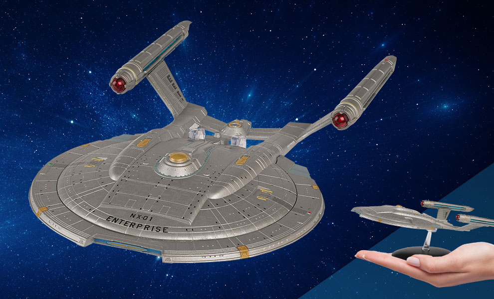 Enterprise NX-01 XL Edition Star Trek Ship by Eaglemoss | Sideshow