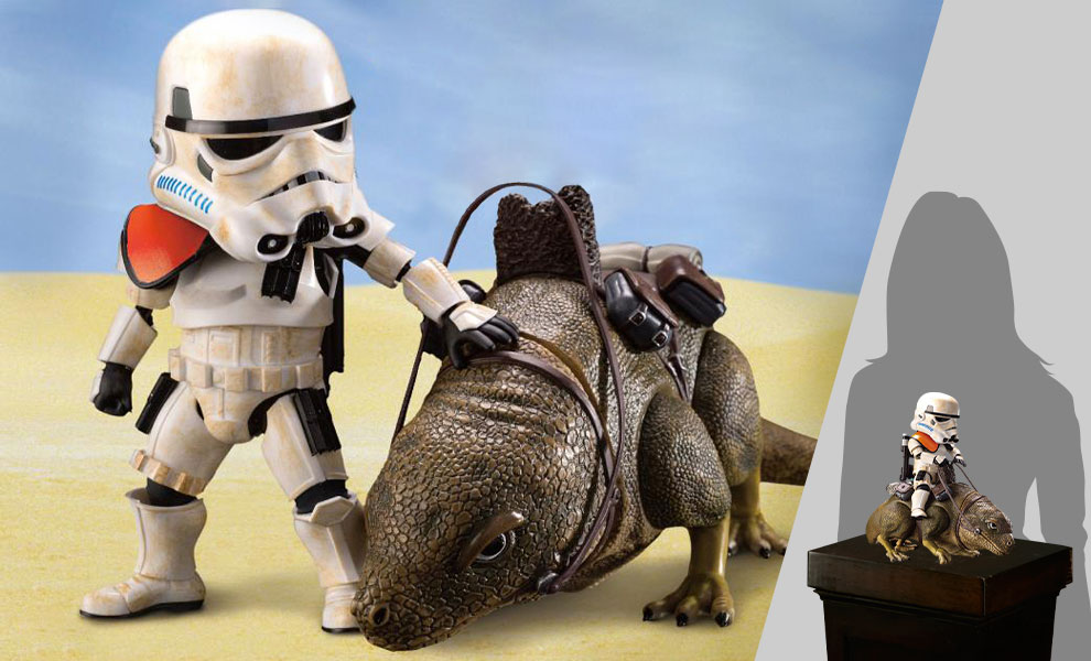 Dewback and Sandtrooper Action Figure | Sideshow Collectibles