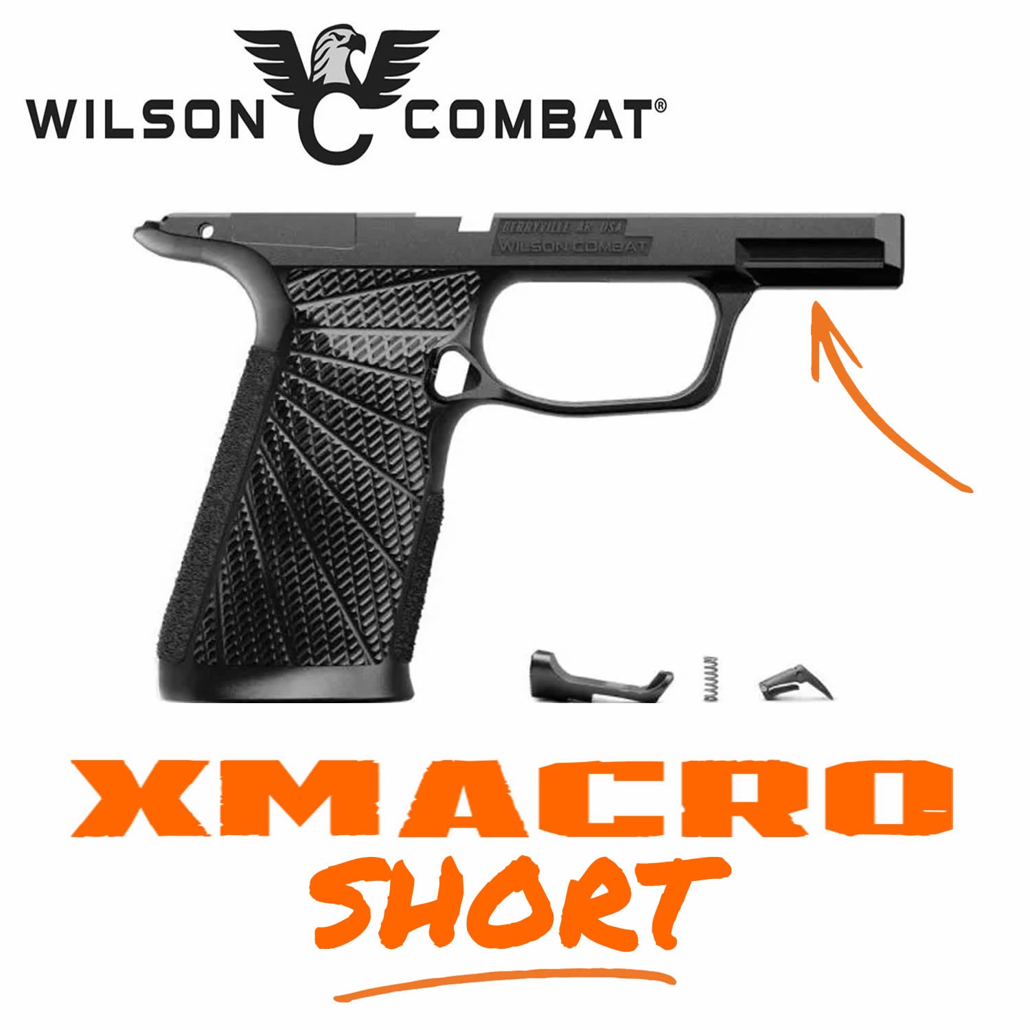 Wilson Combat WCP365 XMACRO SHORT Grip Module - NO MANUAL SAFETY
