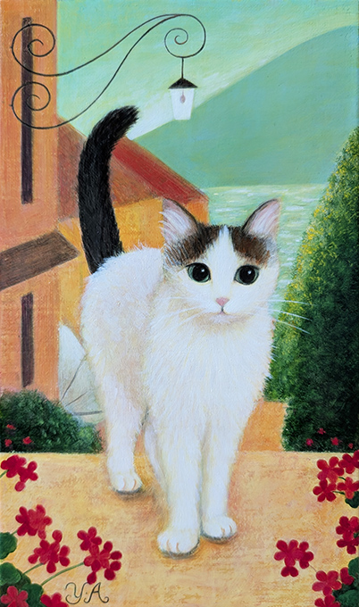 秋吉 由紀子 展 ― 魅惑の猫たちとロマンティックな物語 ― ｜ Yukiko