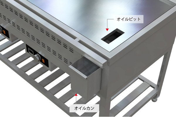 ガス鉄板焼カウンター 焼舞台 | 山岡金属工業株式会社