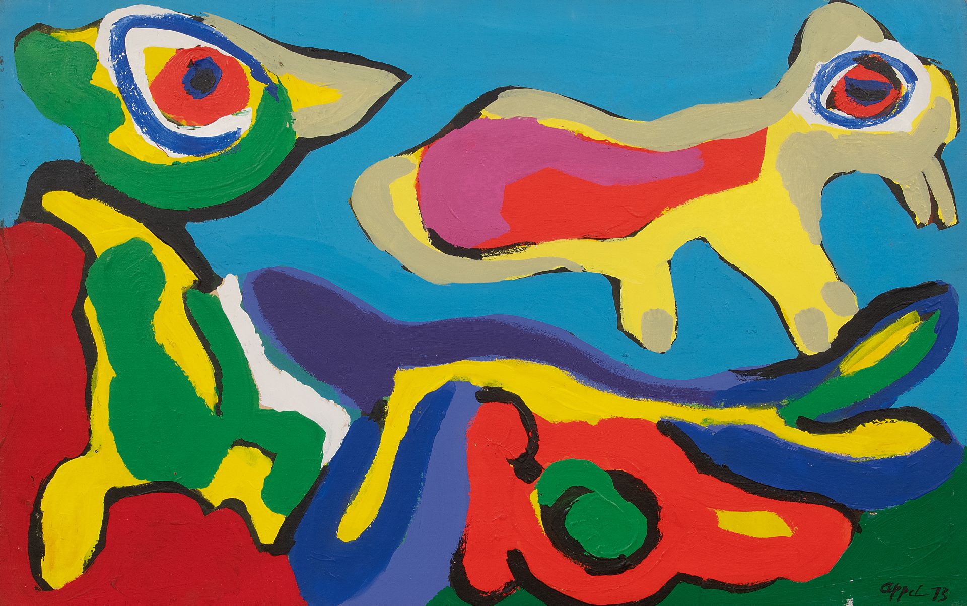 Karel Appel | Paintings for Sale | Birds
