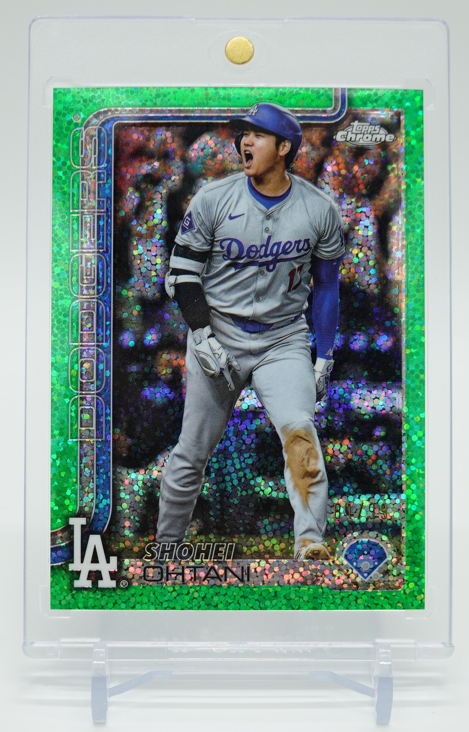 大谷翔平 ショートプリント Image Variation 50/50 99枚限定 グリーン