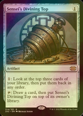 MTG 師範の占い独楽 英語 foil FOIL] 師範の占い独楽/Sensei's