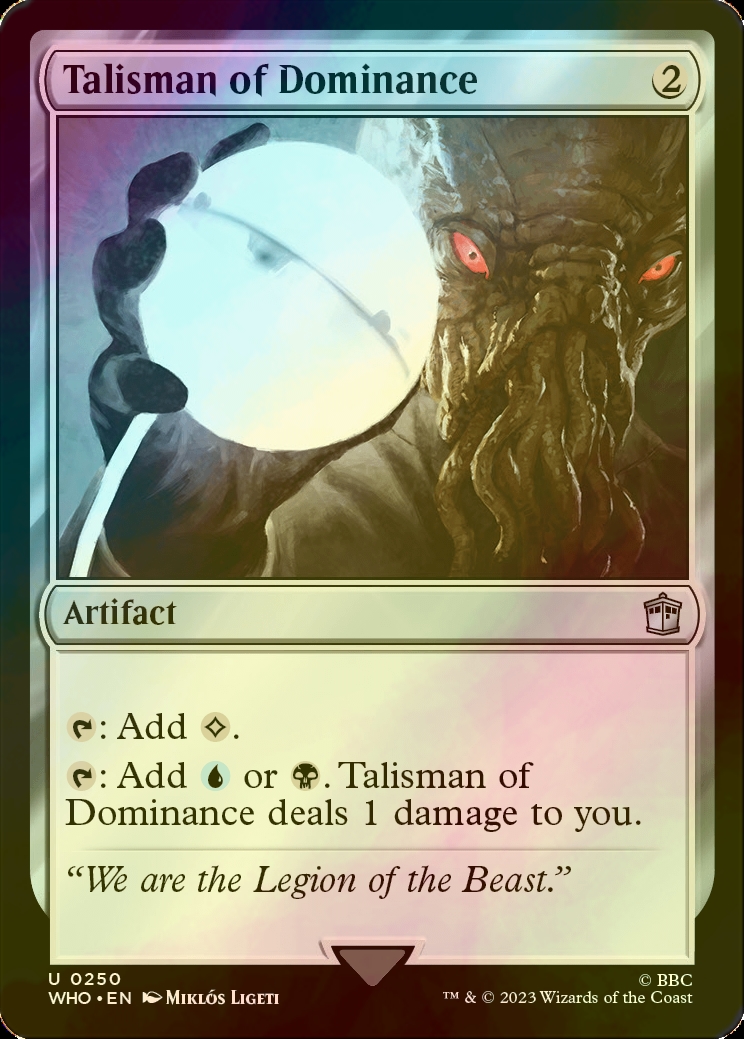 FOIL] 威圧のタリスマン/Talisman of Dominance No.250 【英語版