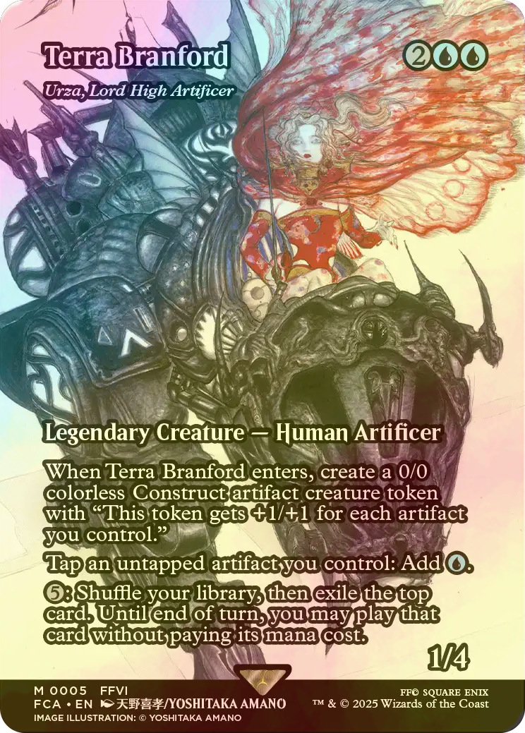 FOIL] ティナ・ブランフォード/Terra Branford (全面アート版) 【英語