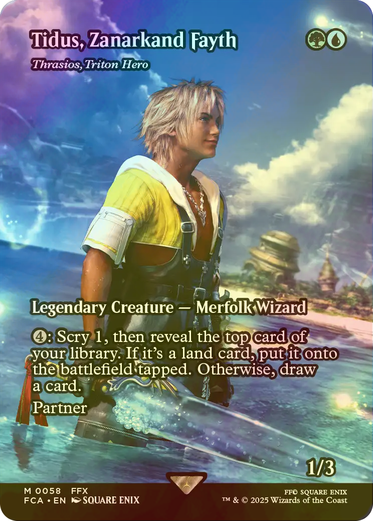 FOIL] ザナルカンドの夢、ティーダ/Tidus, Zanarkand Fayth (全面
