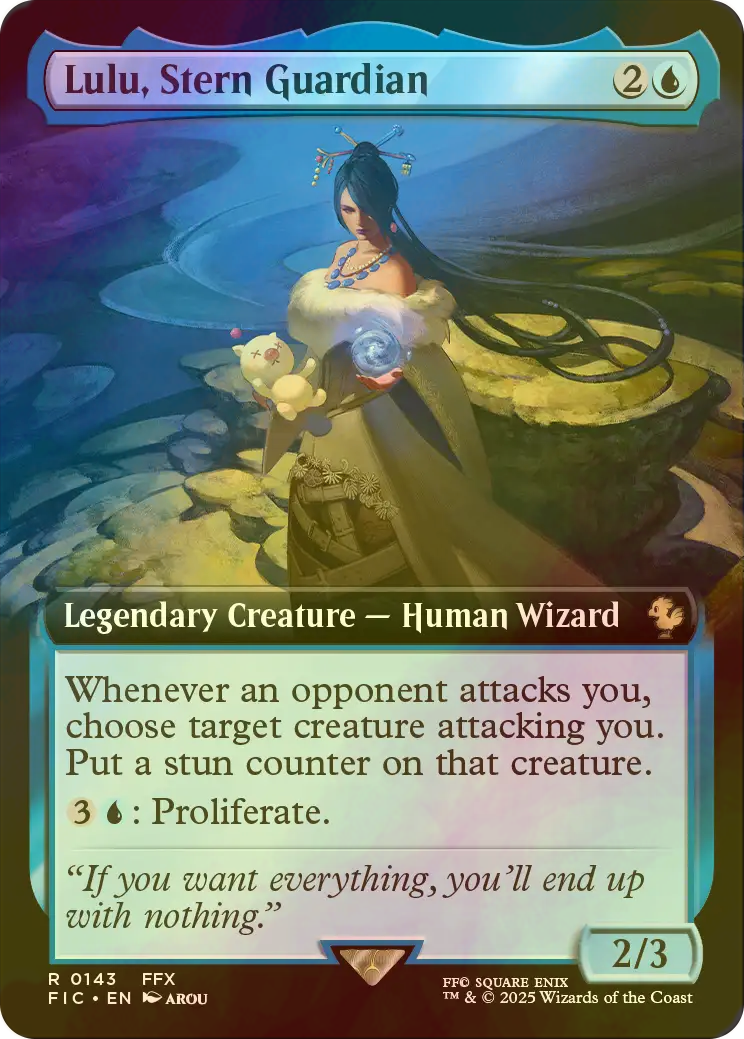 FOIL] 厳格なガード、ルールー/Lulu, Stern Guardian (拡張アート版