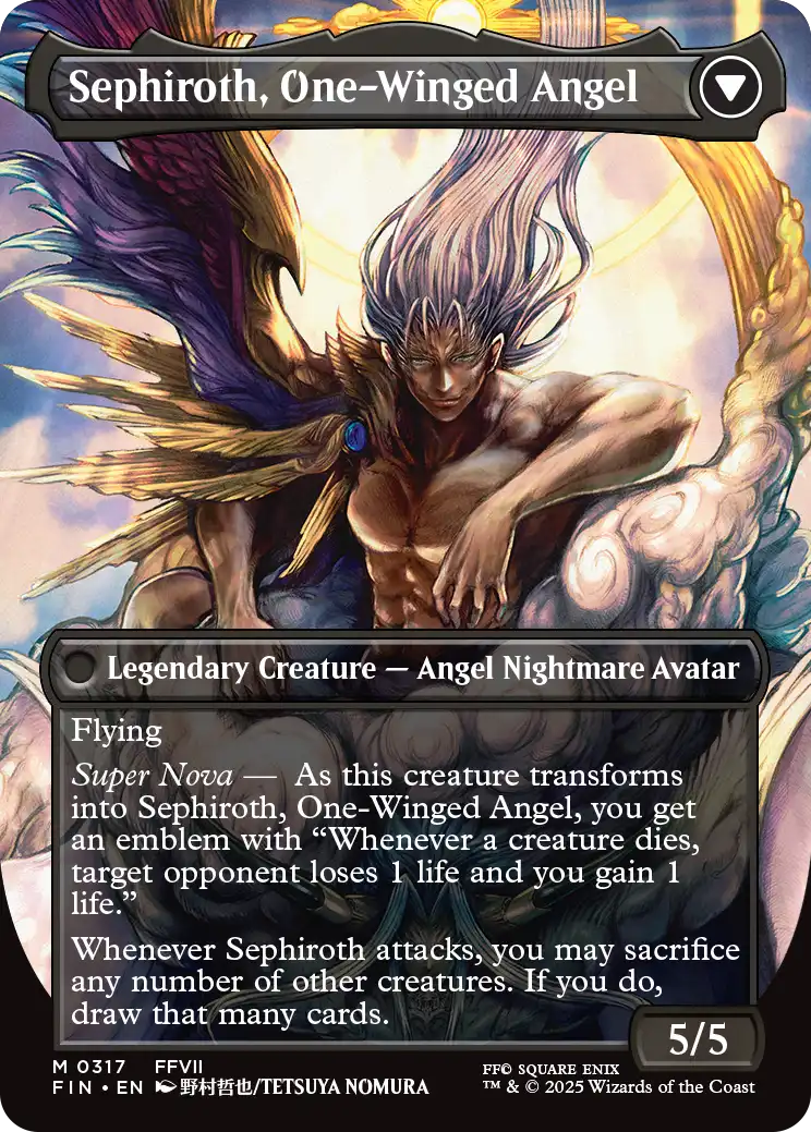 PSA10】 MTG FF 威名のソルジャー、セフィロス サージfoil MTG FF 威名