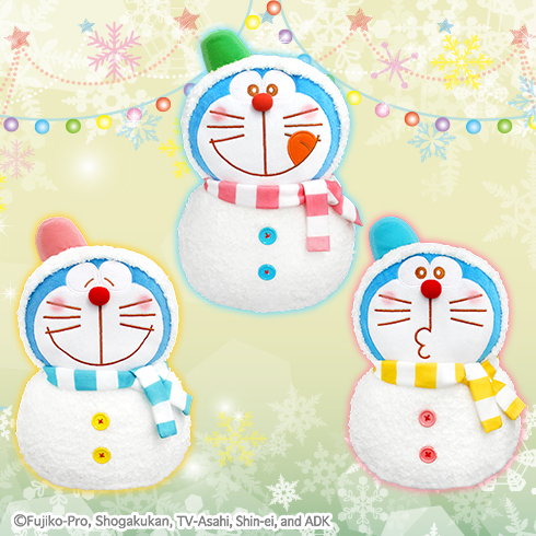 ドラえもんふわもこ雪だるまBIG(28cm) プライズの情報サイト キャラ