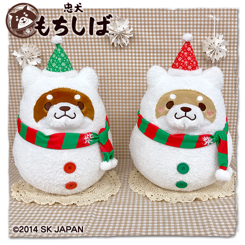 忠犬もちしば雪だるまBIGぬいぐるみ プライズの情報サイト キャラとる