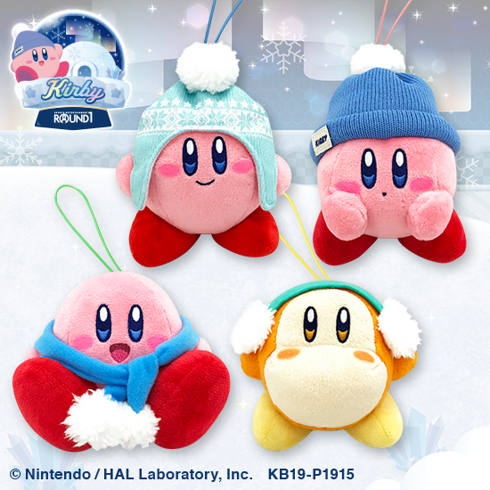 星のカービィ雪ふる夜のプププランドマスコット【ラウンドワン限定