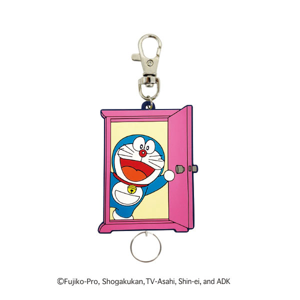 ドラえもん ラバーリールキーホルダー（どこでもドア）]キャラクター