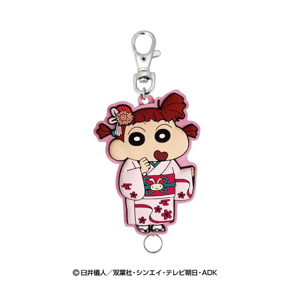 クレヨンしんちゃん NIPPON ART ラバーリールキーホルダー（ネネちゃん