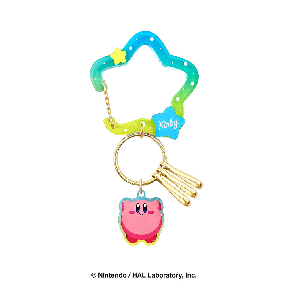 星のカービィ コピー能力 ラバーリールキーホルダー（アイス