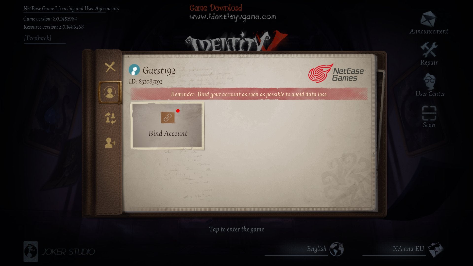 GLOBAL - Asia Server] [INSTANT] 5000-20000+ Clues Identity V