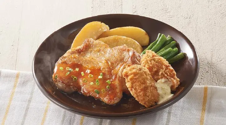 烤小雞配照燒醬和炸牡蠣 | 雞肉 | Jonathan's（ジョナサン）| 家庭餐廳