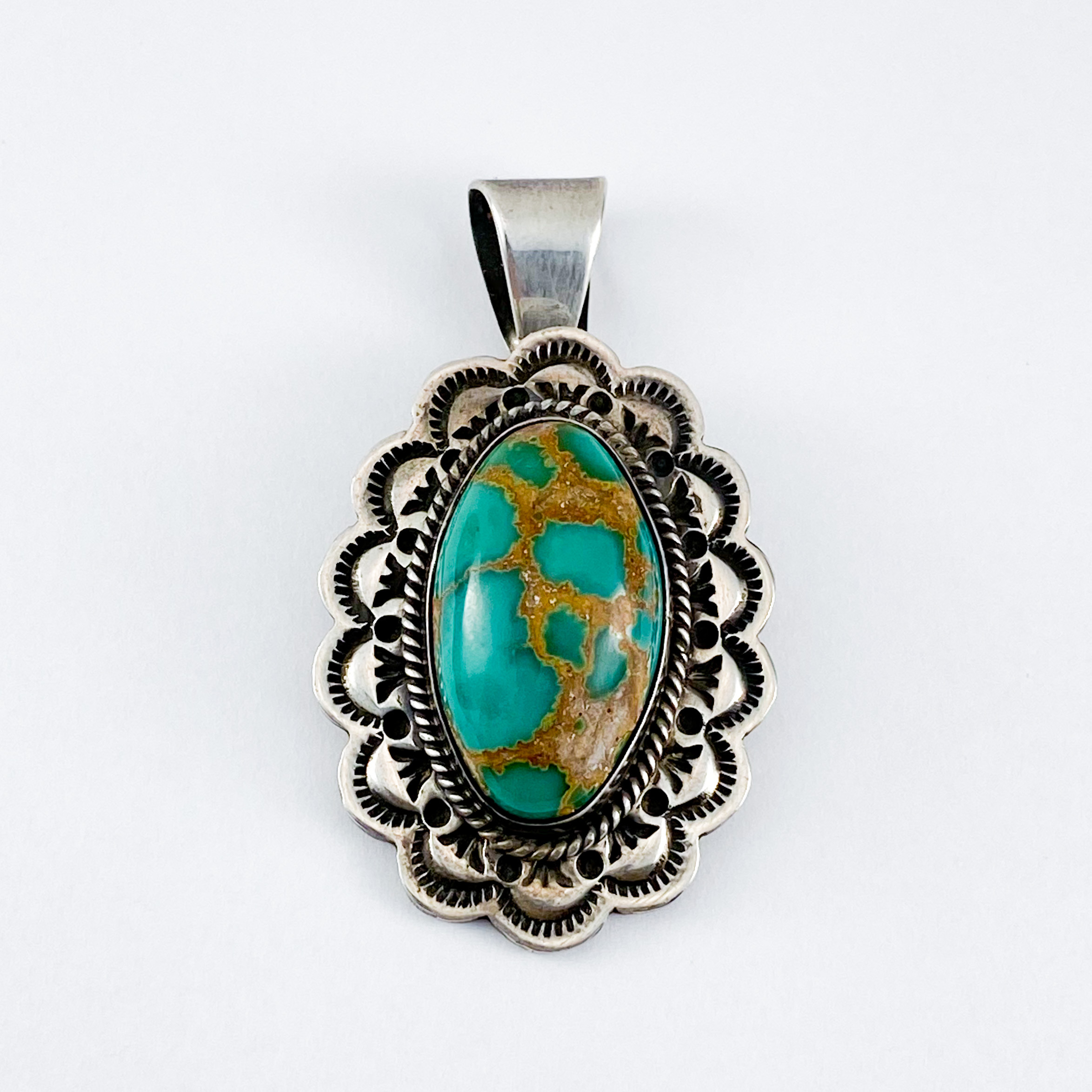 Sunshine Reeves Carico Lake Pendant Top 48 | ターコイズ・メンズ