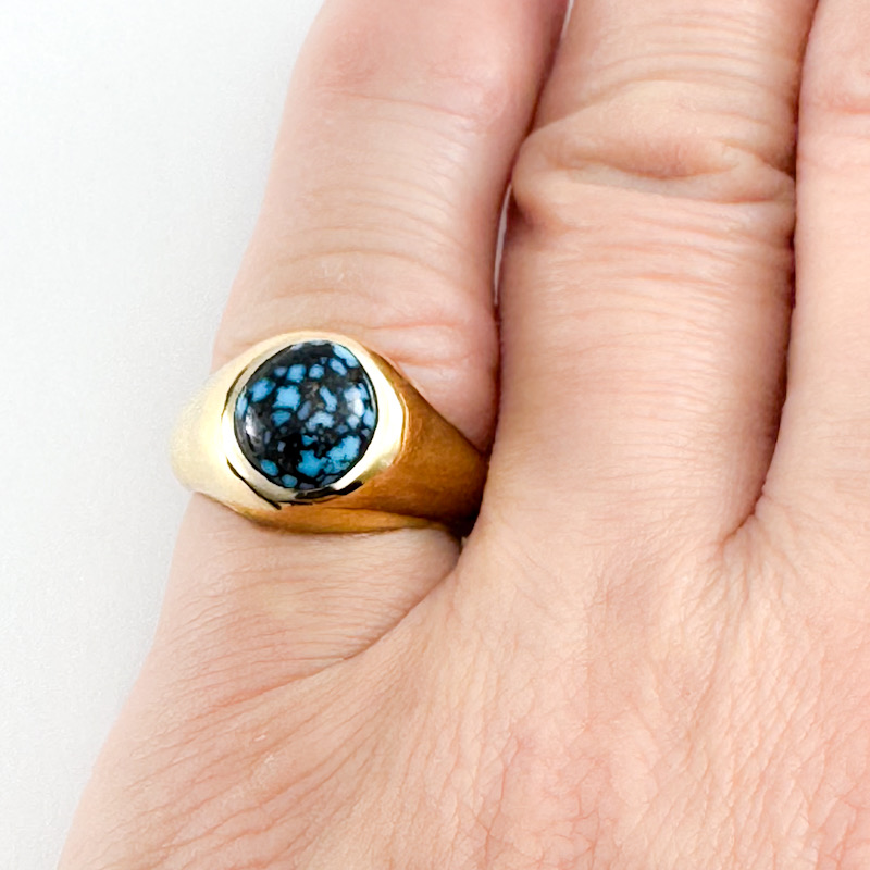 Lander Blue Kodera Original K20 Ring 571 | ターコイズ・メンズ