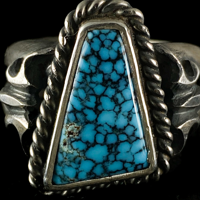 Number Eight original ring 149 | ターコイズ・メンズシルバー