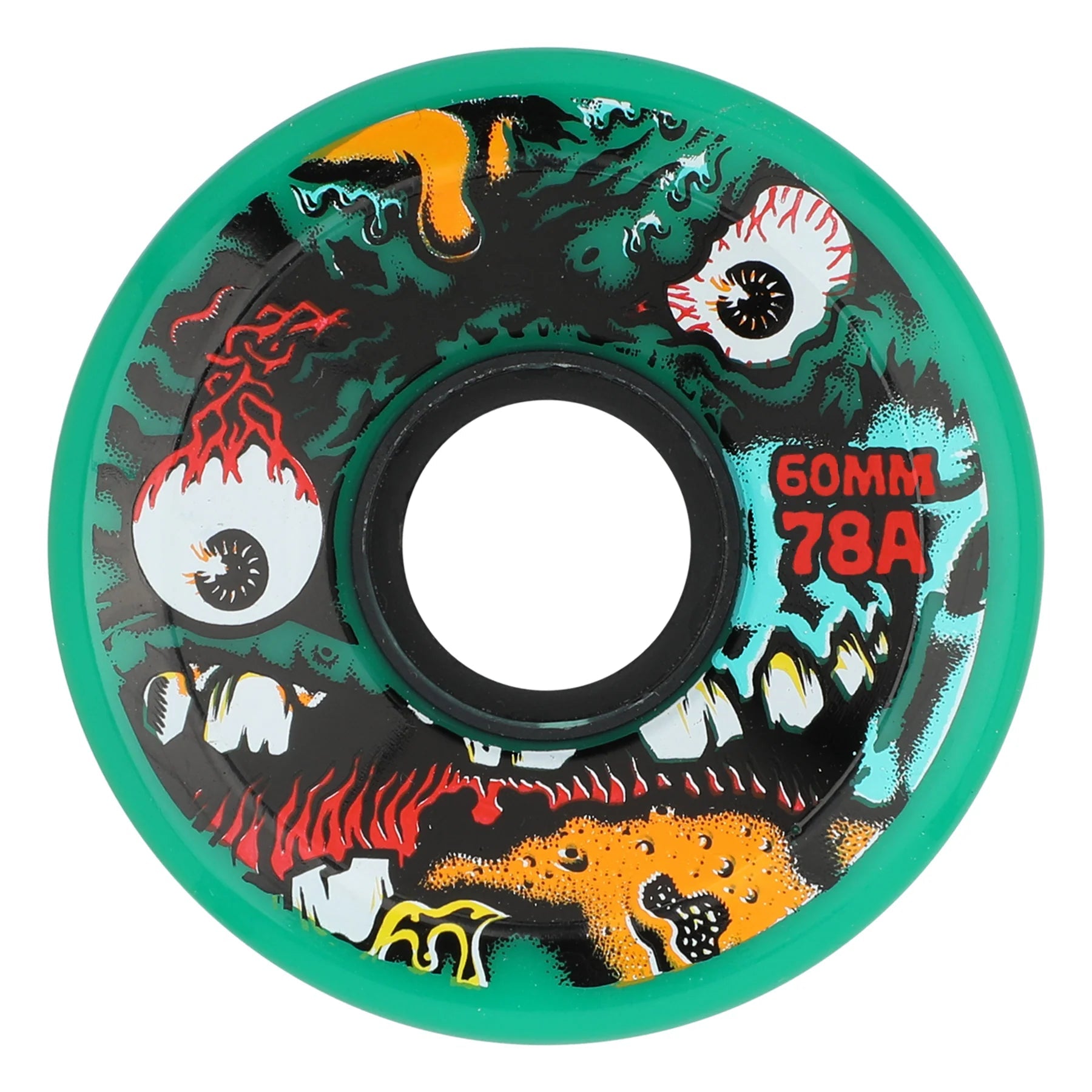 60mm Roskopp Face Two Reissue 78a OG Slime Slime Balls Skateboard