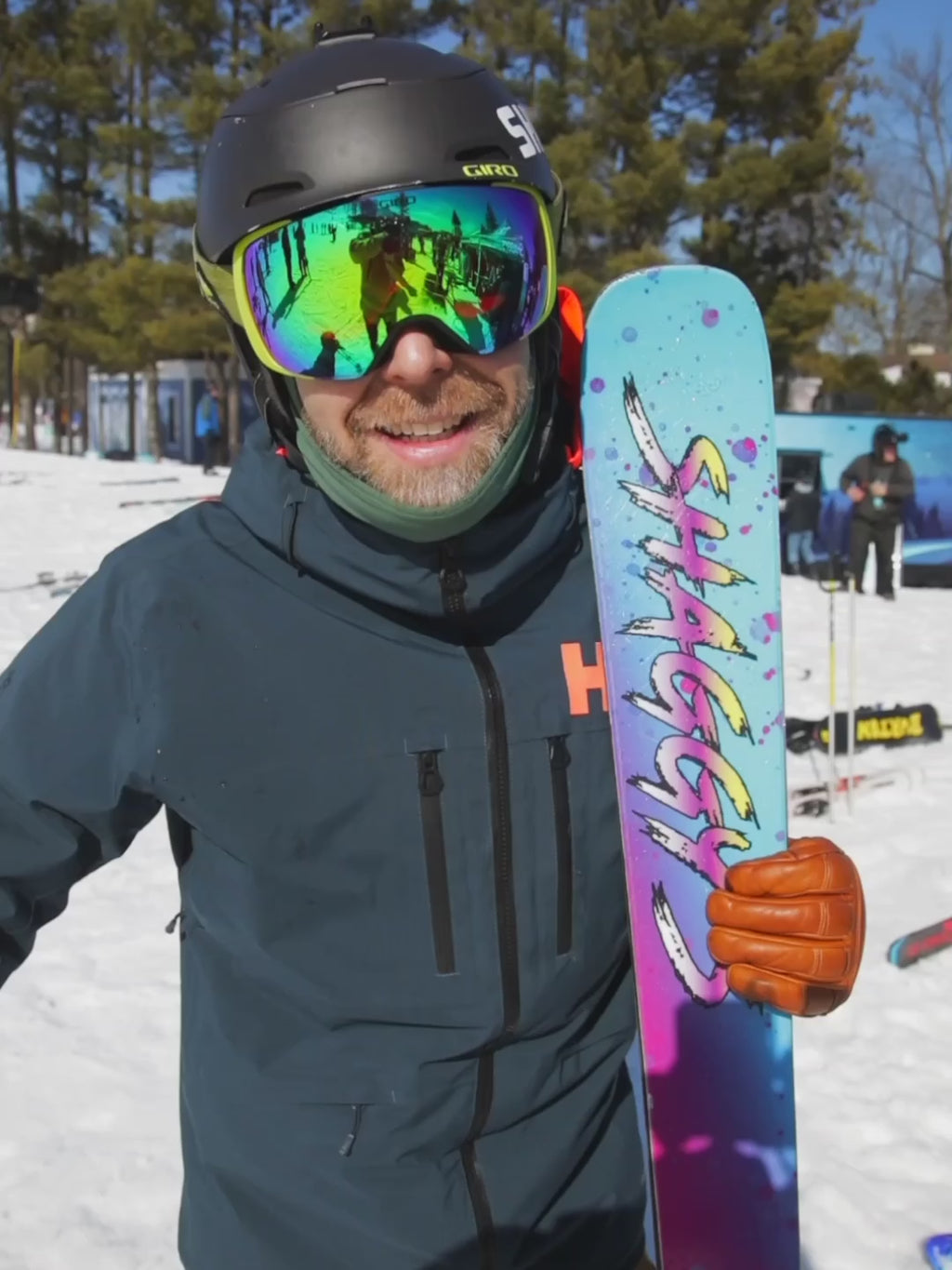 Brockway 90 - Blue Pinstripe – Shaggy's Copper Country Skis