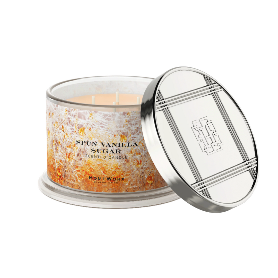 Spun Vanilla Sugar 4-wick Candle – Slatkin + Co.