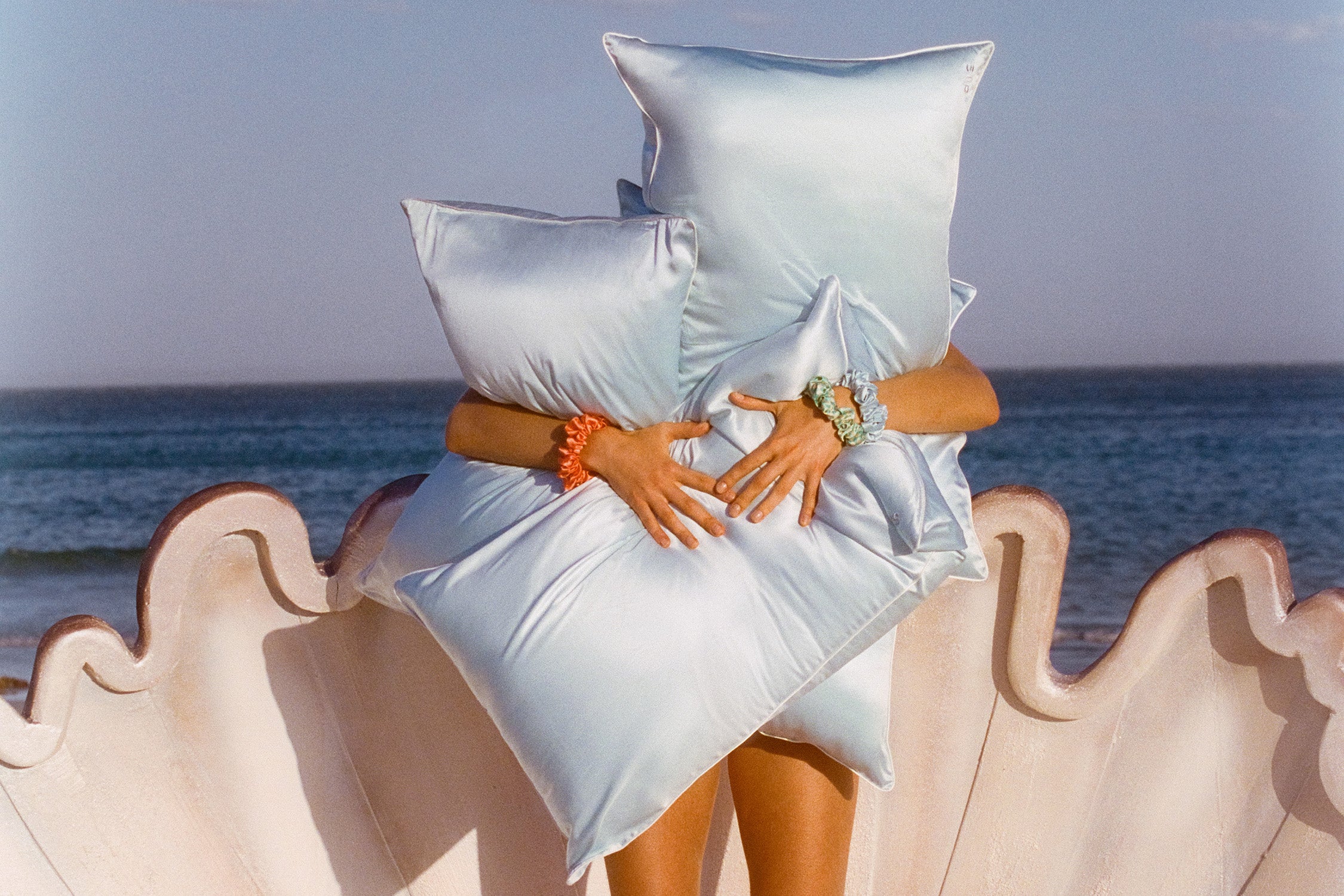 SLIP PURE SILK PILLOWCASE - SEABREEZE - QUEEN - ZIPPERED – Slip